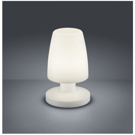 Sobremesa Moderna Led Dora Blanco IP44 Ø13 cm Trio Lighting (1/2)