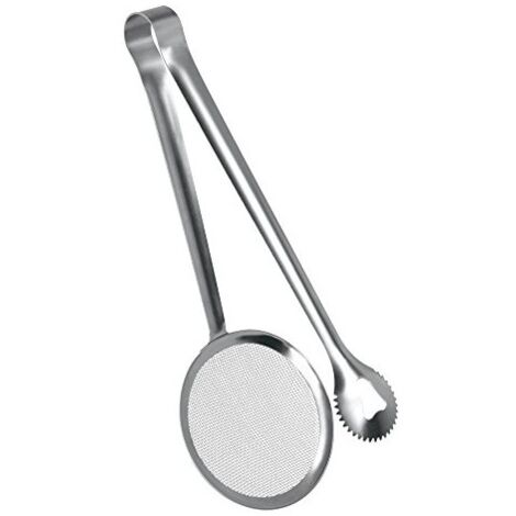 Tenazas para freír en acero inoxidable con malla Metaltex (1/2)