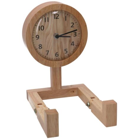 Reloj madera natural 15x22,5x23 cm (1/2)