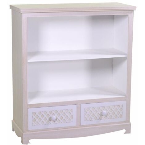 Mueble librería 2 plantas más 2 cajones 85x35x95h cm (1/5)