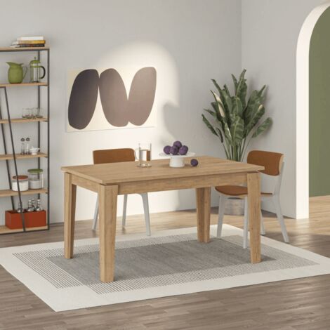 Mesa extensible Tolmen roble 140x80 cm
