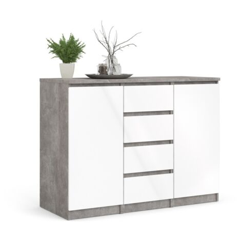 Mueble Multiusos 2 Puertas y 4 Cajones Naia