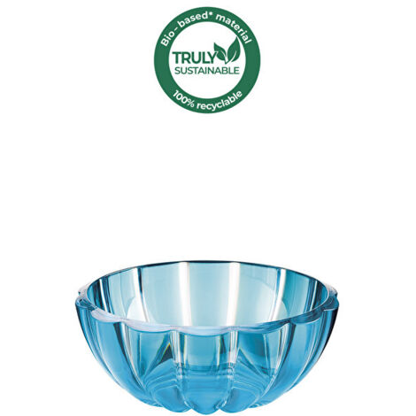 Bowl S Guzzini Cuello alto turquesa (1/5)