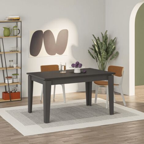 Mesa extensible Tolmen antracita 140x80 cm (1/5)