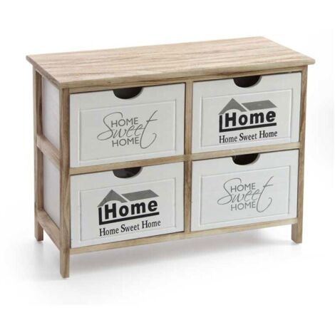 Cajonera con 4 cajones cm 67 x 28 x 47 h (1/5)