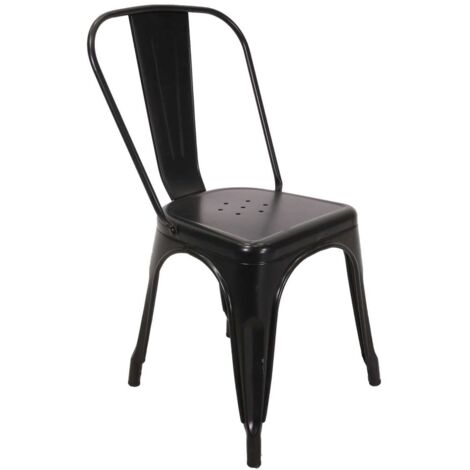 Silla new bristol hierro negro cm51x43h84 (1/5)