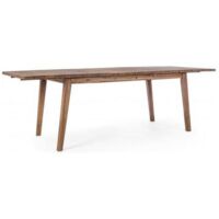 Mesa extensible para exterior en madera VARSAVIA 180 - 240x90x h76 cm