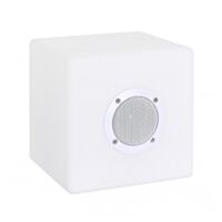 Lámpara LED Speaker Cube en Polietileno 20x20cm