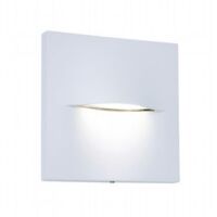 Lámpara de pared redonda de aluminio fundido con difusor satinado - 3W, 360 lúmenes grafito