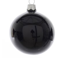 Palline Lisce Lucide Nere 80Mm