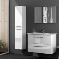 Columna Baño Aruba Cm. 30x25x150h Blanco