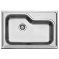 Fregadero de cocina de un seno Samet DXT780 78x51