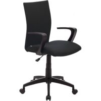 Silla de Oficina Milano Negro - Diseño Ergonómico y Confort Impecable - 58x58xh93(99) cm