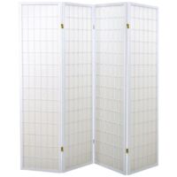 Papel de arroz separado 4 puertas blancas cm 180 x 180 h