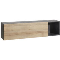 Unidad de pared Vittoria con 1 puerta y 1 compartimento