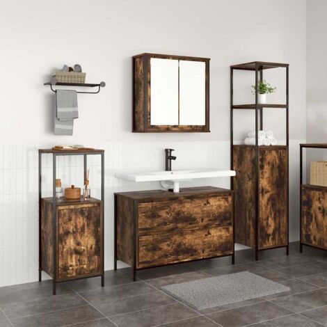 Cama de día Roble artesanal 90 x 200 cm Madera contrachapada