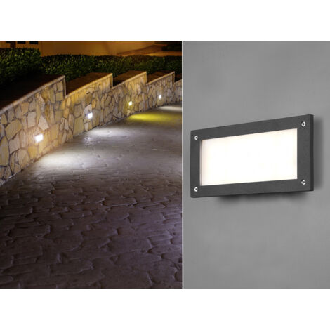 LED Stufenleuchte Wasserdicht IP65 – 3000K Warmweiß, Für Treppen Innen & Außen