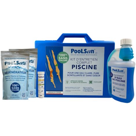 Kit de traitement sans chlore Poolsan pour piscine de 25 à 40 m
