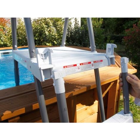Piscine bois Ubbink SUNWATER All in One 360x120cm octogonale