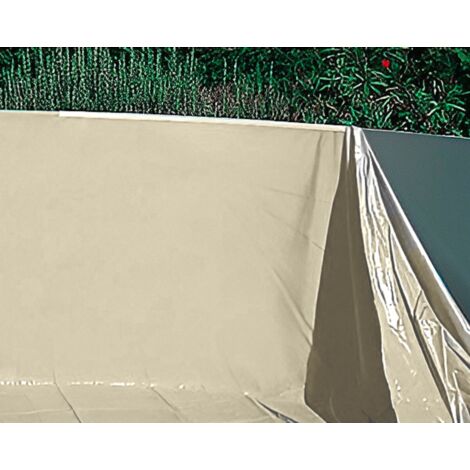 Liner piscine hors-sol ronde Toi SWIMPOOL 460X132cm couleur sable (1/4)