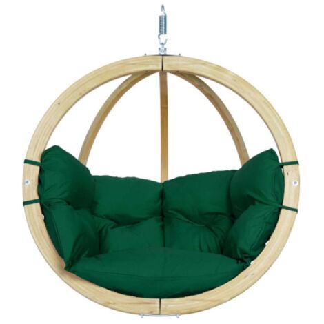Fauteuil suspendu Globo CHAIR Amazonas verde en bois