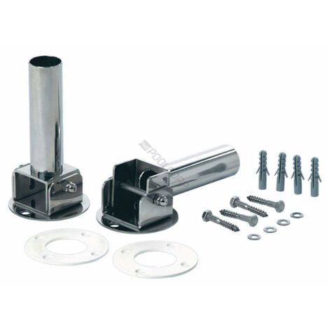 Ancrage articulé inox FLEXINOX à sceller pour échelle piscine Ø 43mm (1/3)