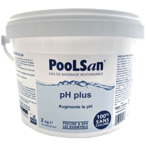 Correcteur de pH plus piscine Poolsan seau 2 kg (1/2)