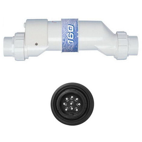Cellule d'électrolyseur piscine X-CELL 160 CCEI Transparente connecteur 9 points (1/3)