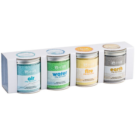 Sel de bain parfumé AquaFinesse Spa de Luxe 4 parfums des éléments
