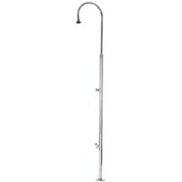 Douche Inox avec rince-pied