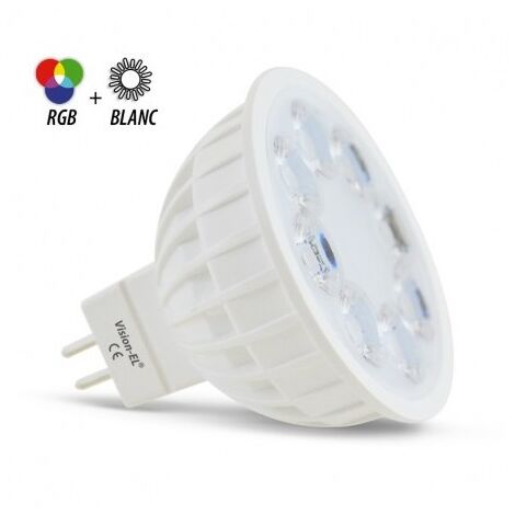 Ampoule LED GU5.3 4W RGB plus BLANC