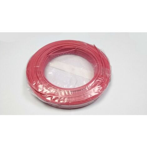 Nexans   01225051   Fil rigide Electrique 1G2,5 Rouge 100m H07V U