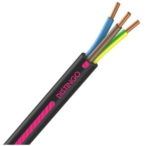 Câble électrique 3G1.5² R2V M/B/VJ - Couronne de 50m
