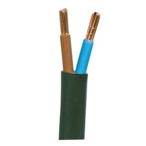Câble électrique 35 mm² 2 conducteurs – Tension 600 V – Cuivre rigide – Gaine PVC – Pour installations électriques robustes – Courant