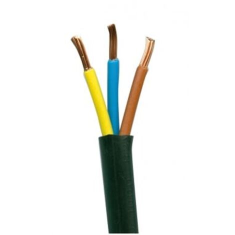 Câble électrique R2V 3G16 16mm² – Conducteurs en cuivre – Tension 600V – Gaine PVC pour installations électriques robustes – Courant