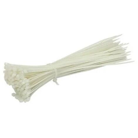 Colliers 920B BLANCS 920mm x 9 pour gaine 250 sachet de 100 pièces (1/2)