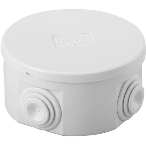 Gewiss boîte ronde extérieure avec caoutchoucs IP44 80x40 GW44002 (1/2)
