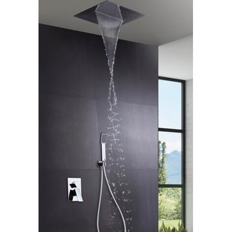 Conjunto ducha monomando empotrado Málaga IMEX GTS020