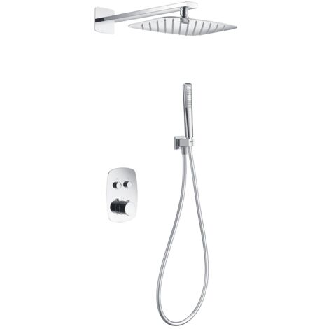 Conjunto ducha termostático empotrado Hidra IMEX GPH035
