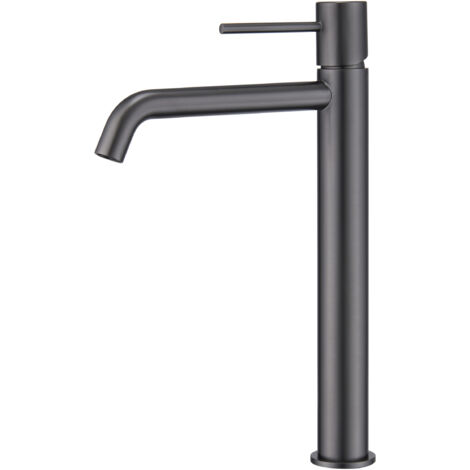 IMEX BDM039-3BGM MONZA Grifo Monomando Lavabo Alto Black Gun Metal - ref: BDM039-3BGM