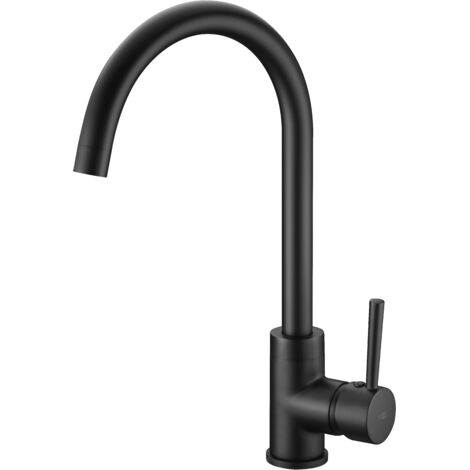 IMEX GCR002/NG LYON Grifo de Cocina Negro Mate - ref: GCR002/NG