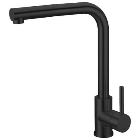 IMEX GCE006/NG MALTA Grifo de Cocina Negro Mate - ref: GCE006/NG