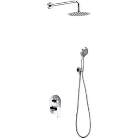Conjunto ducha monomando empotrado Oslo IMEX GPE005
