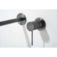 IMEX GLG053/BGM GÉNOVA Monomando Empotrado Lavabo Black Gun Metal - ref: GLG053/BGM