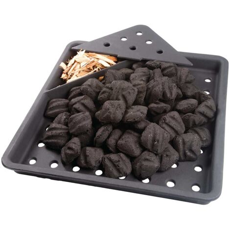 Napoleon – Plateau à charbon de bois en fonte pour barbecue – Compatible LEX, Rogue, Prestige – Fumage avec copeaux – Dimensions optimales pour cuisson
