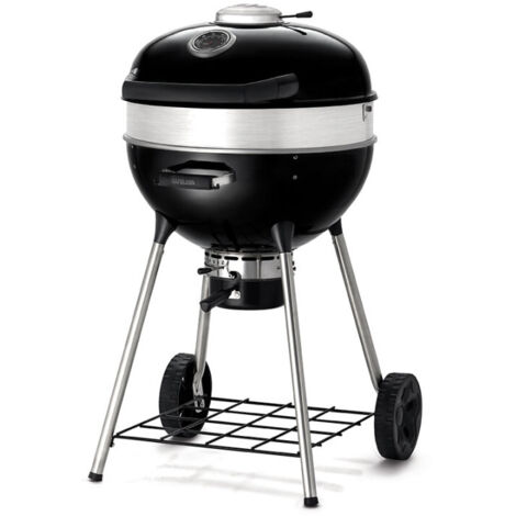 Napoleon – Barbecue charbon 57 cm Kettle Pro – Grille en fonte émaillée WAVE – Thermomètre Accu-Probe – Système de gestion de chaleur Vortex