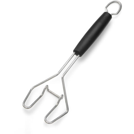 Weber – Poignée de grille pour Gourmet BBQ System – Manche ergonomique en plastique – Changement d'accessoires sans brûlure – Anneau de suspension