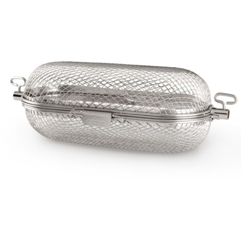 Panier à légumes en rôtissoire en inox (1/10)