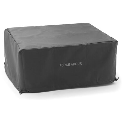 Forge Adour – Housse de protection pour plancha électrique 45 inox – Polyester tissé étanche – Imperméable et anti-UV – Cordon de serrage