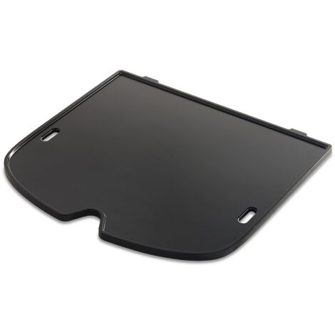 Weber – Plaque en fonte émaillée pour barbecue Traveler – Dimensions 34,29 x 32 cm – Surface antiadhésive pour cuisson uniforme
